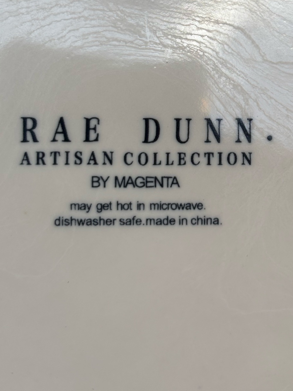 Rae Dunn Artisan Collection Red & White Drink Up Large Pet Water Bowl 8” - Picture 7 of 8
